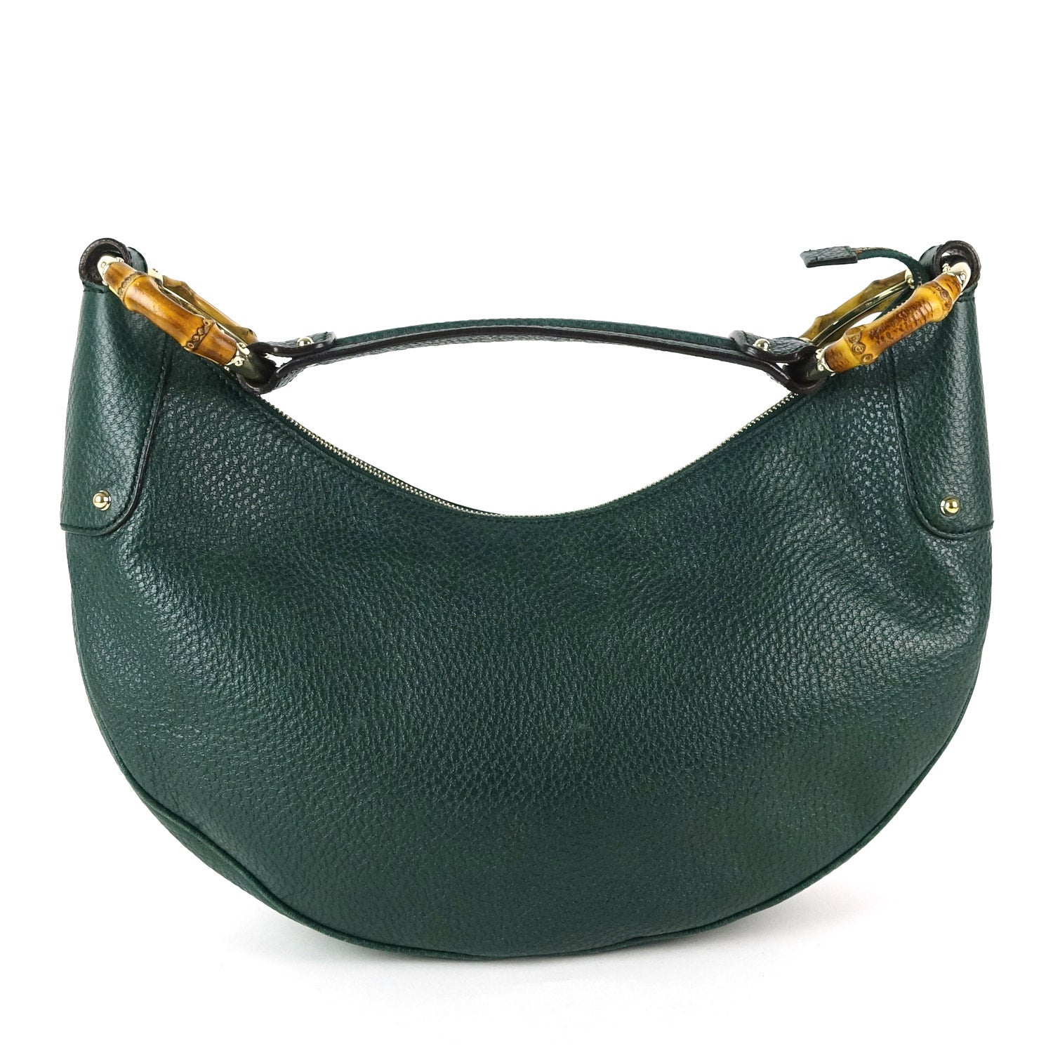 Gucci Bamboo Ring Hobo Bag Leather Jewelry