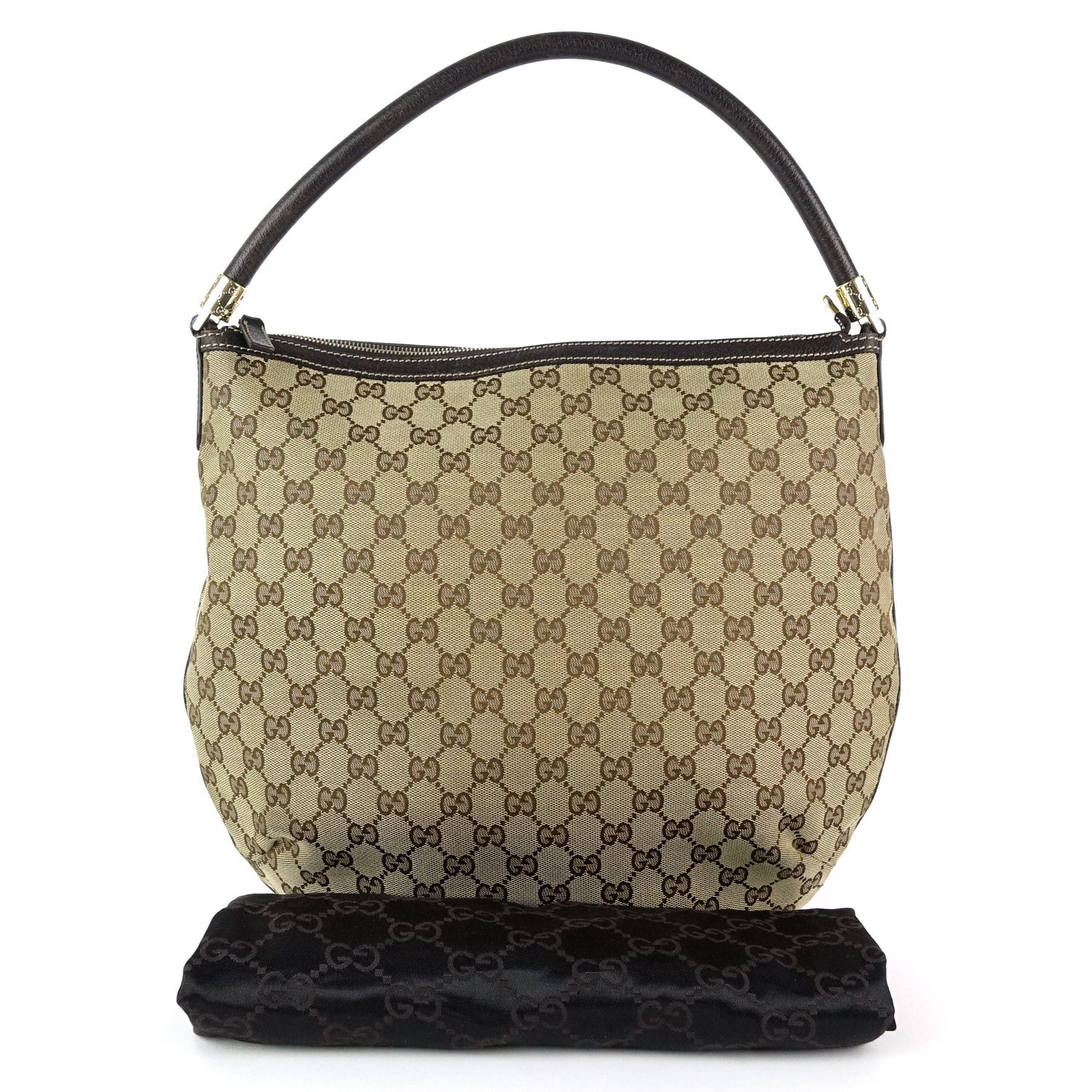 Gucci Hobo Bag Canvas Monogram Travel Bag Hobo Oc503