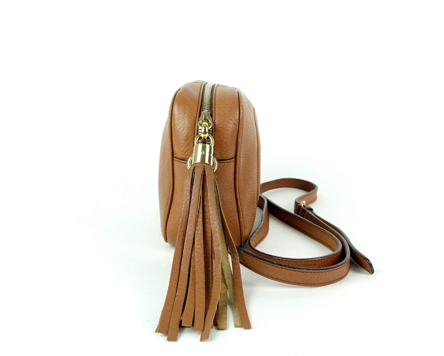 Gucci Soho Disco Calf Shoulder Bag Leather