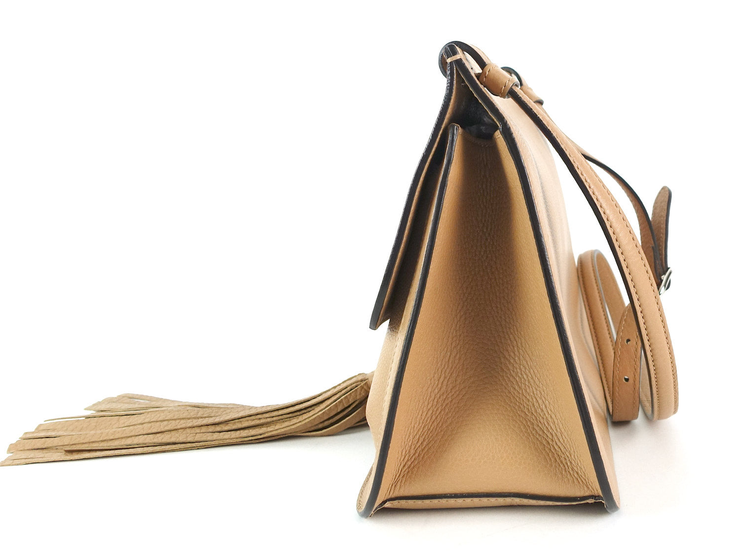 Gucci Bamboo Daily Calf Bag Leather Flap Shoulder Bag Bag Oc515