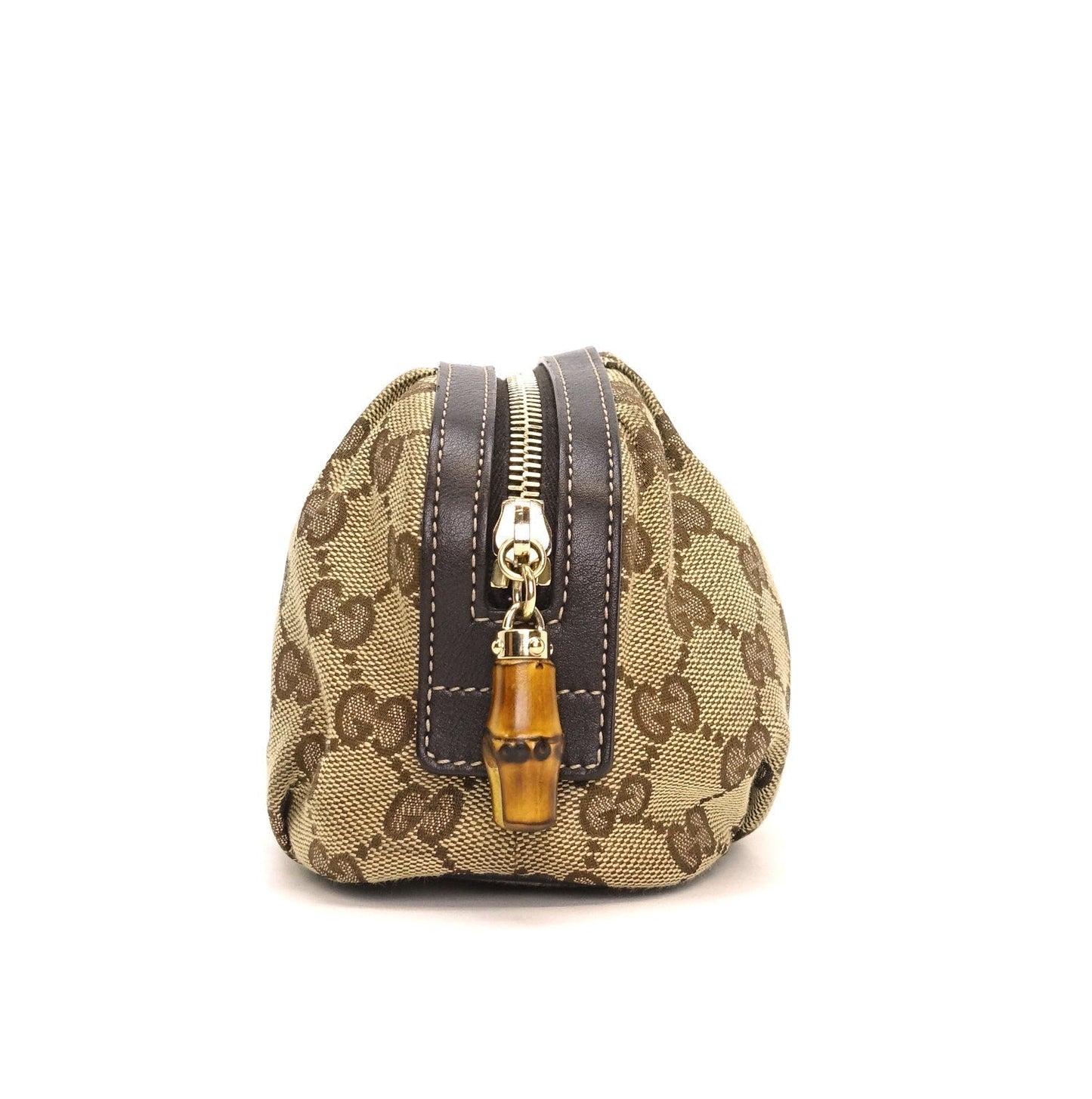 Gucci Supreme Cosmetic Bag Canvas Monogram Clutch Bag
