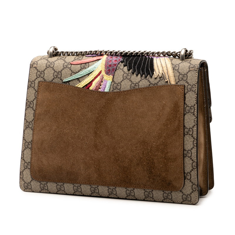 Gucci Dionysus Supreme Embroidery Pvc 2Way Bag Travel Bag