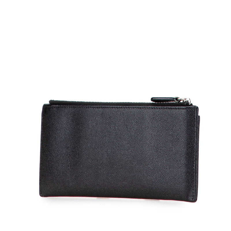 Chanel Coco Mark Caviar Skin Long Wallet