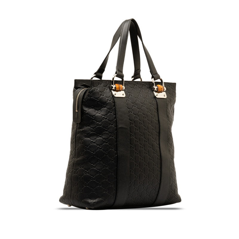 Gucci Bamboo ssima Tote Bag Leather