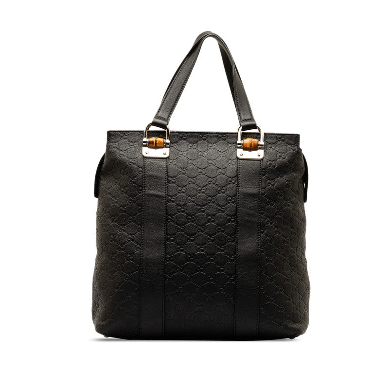 Gucci Bamboo ssima Tote Bag Leather