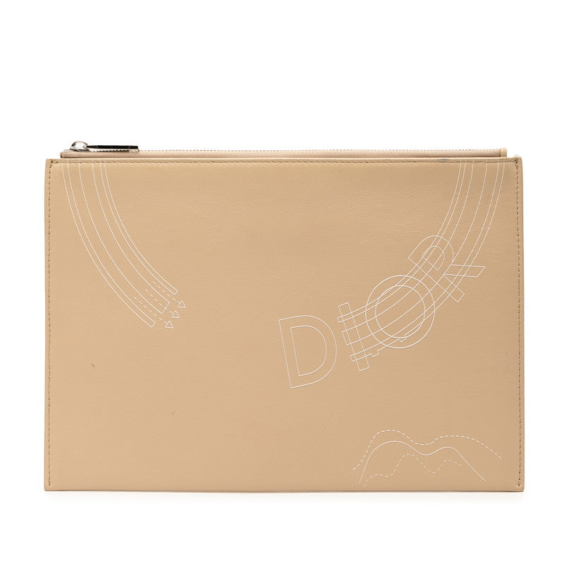 Dior Clutch Bag Leather