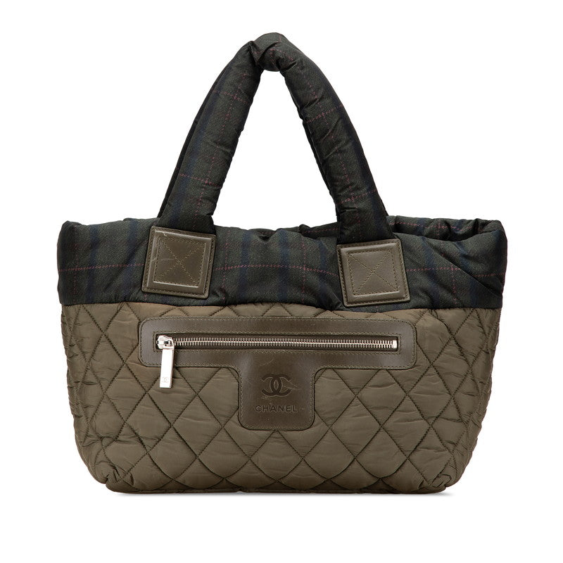 Chanel Coco Cocoon Nylon Leather Tote Bag 8
