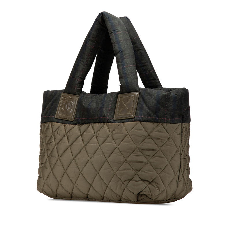 Chanel Coco Cocoon Nylon Leather Tote Bag 8