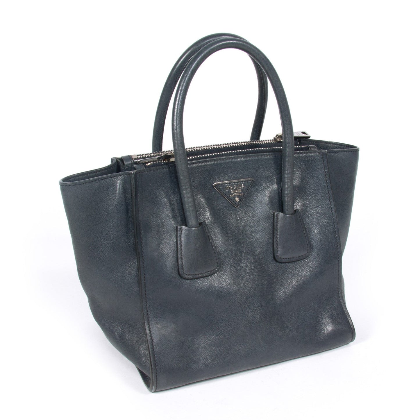 Prada Glace Calf Twin Tote Tote Bag