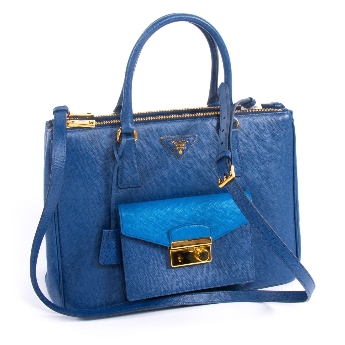 Prada Lux Tote Cargo Saffiano Tote Bag