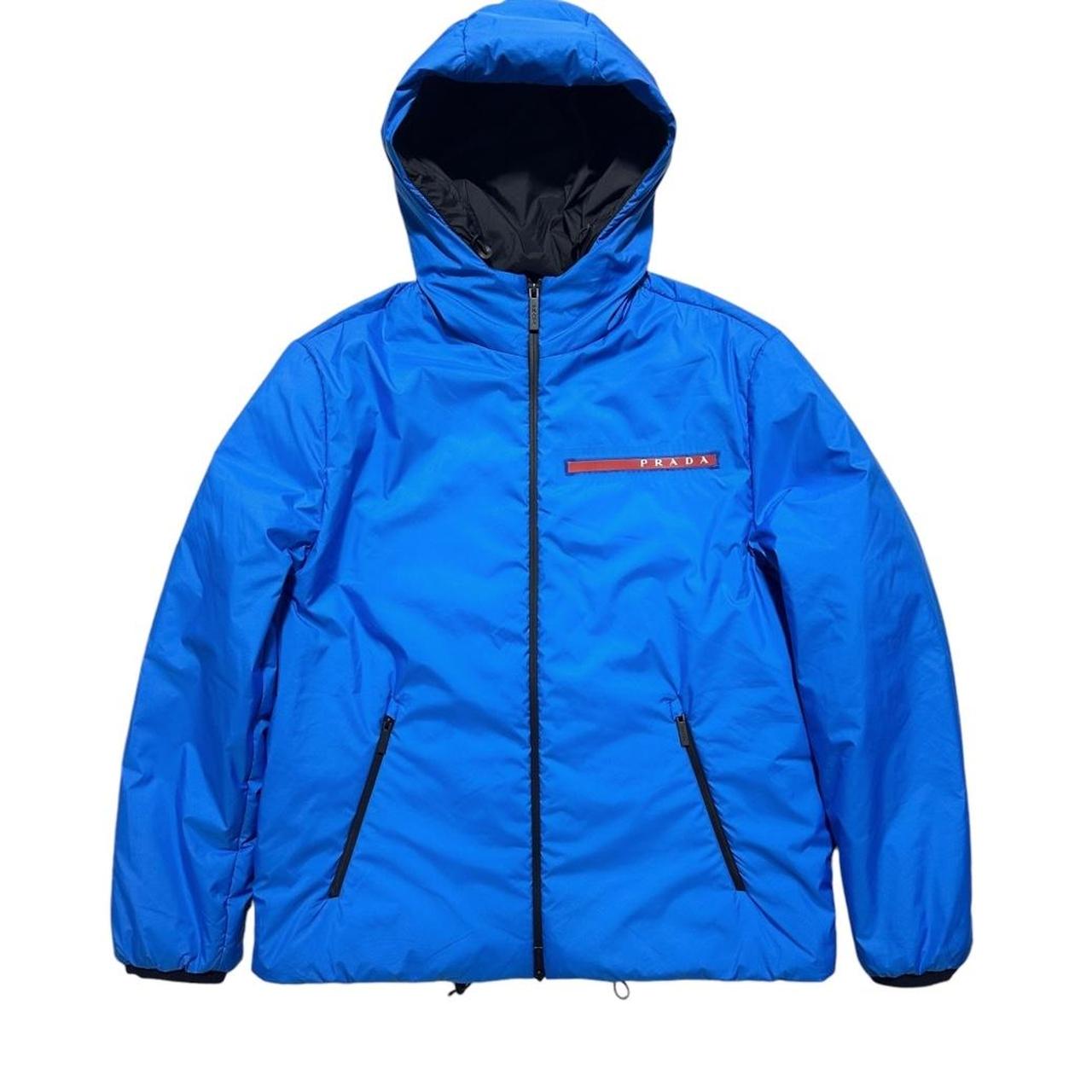 Prada Handbag Linea Rossa Technical Down Jacket