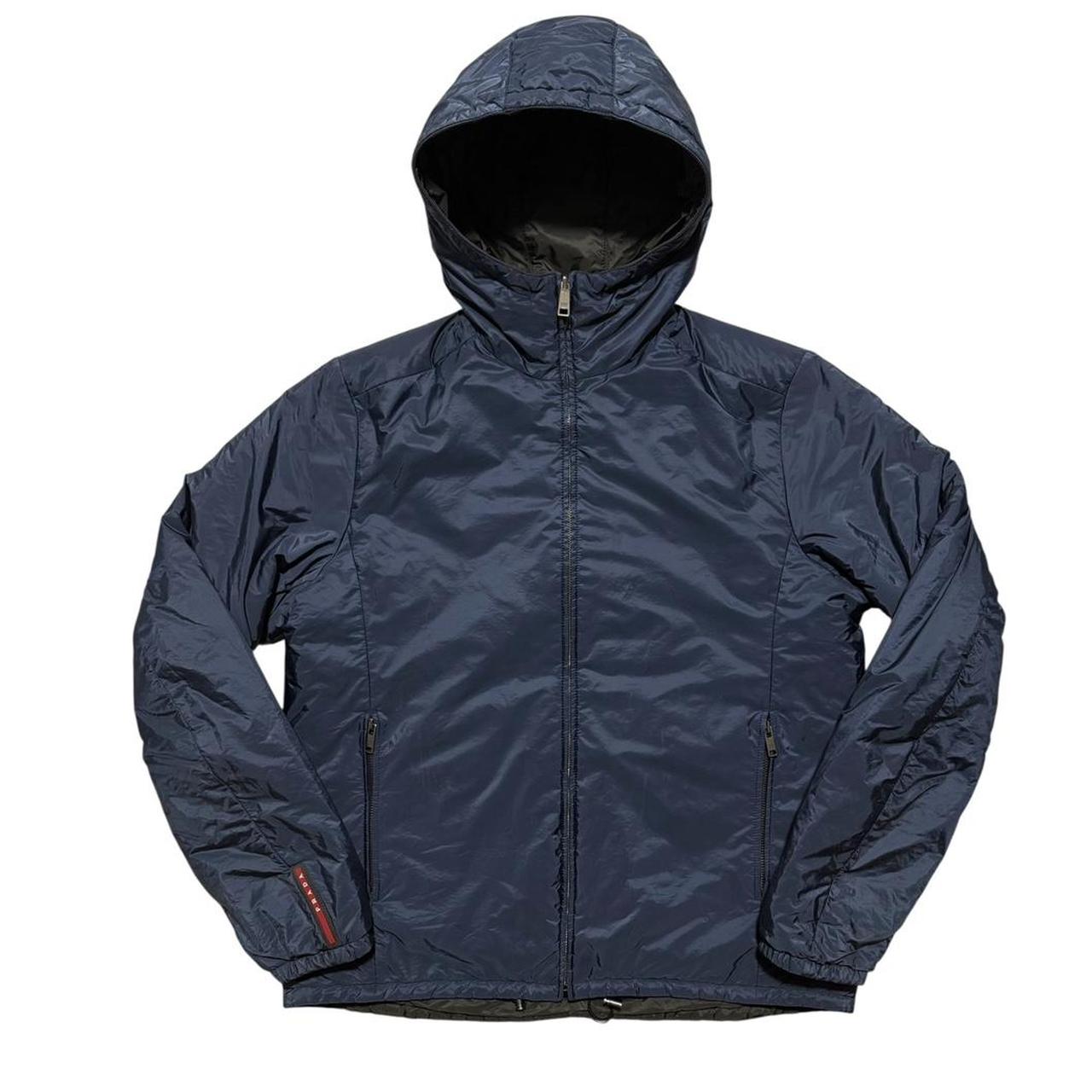 Prada Handbag Reversible Down Jacket Nylon Reversible Down Jacket