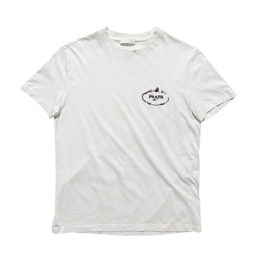 Prada Handbag Print T-Shirt 3 White