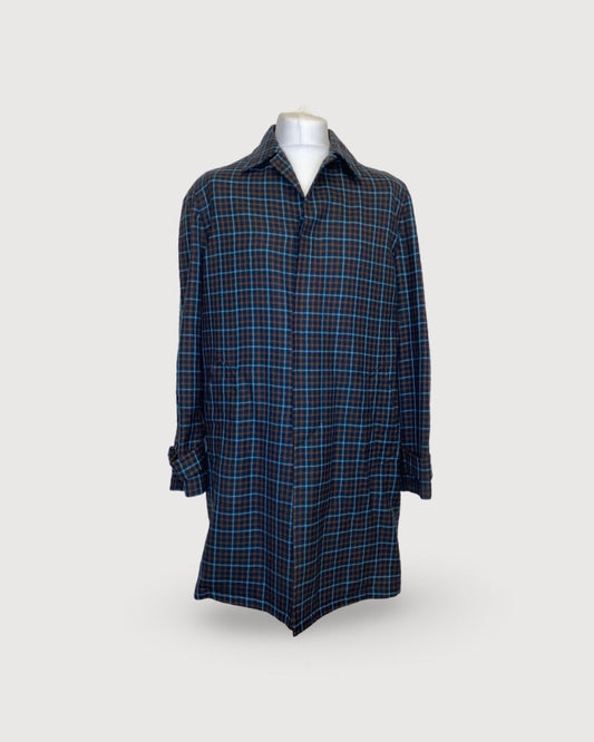 Prada Handbag Long Coat, L Navy