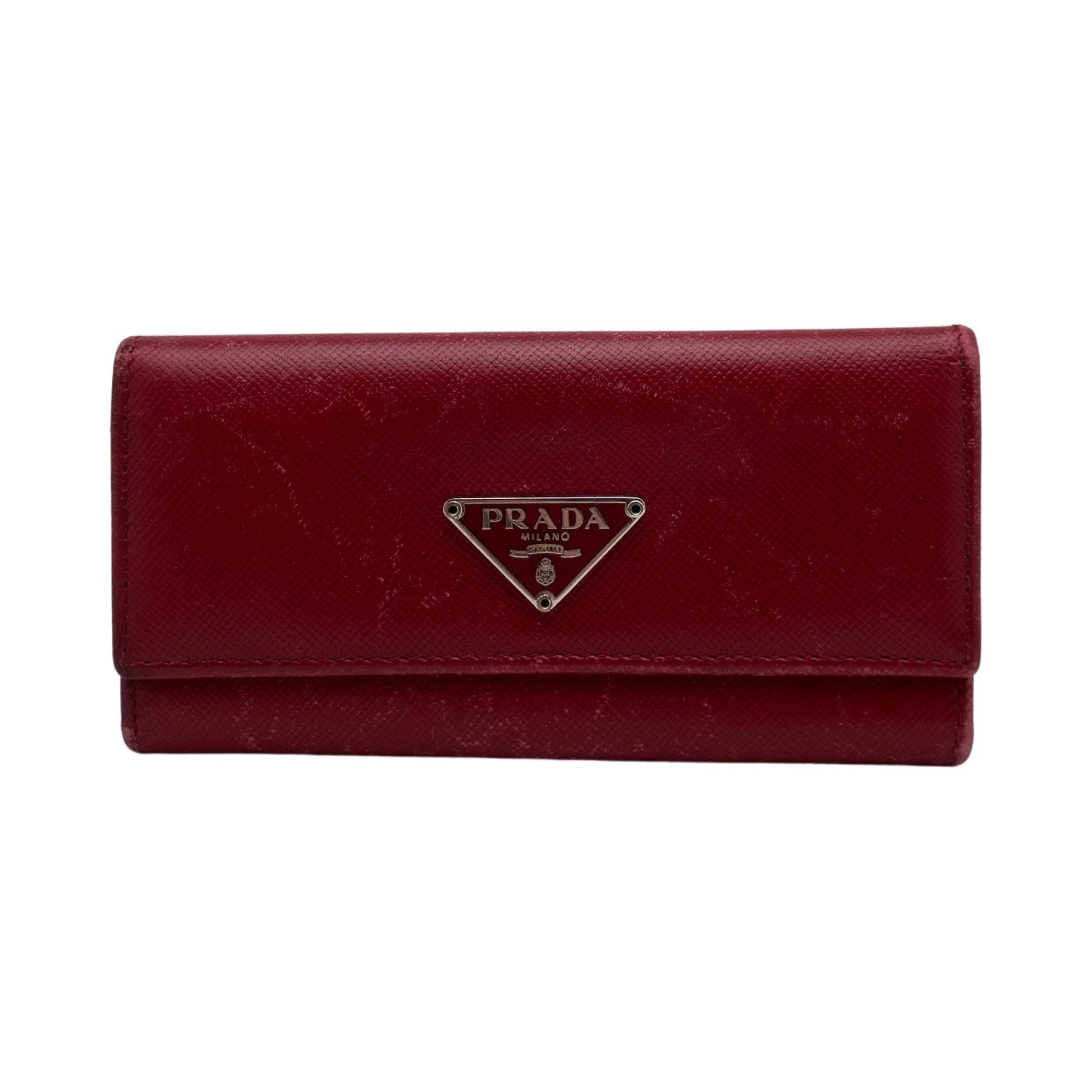 Prada Keyholder Luxury Handbag Leather Saffiano Tote Bag