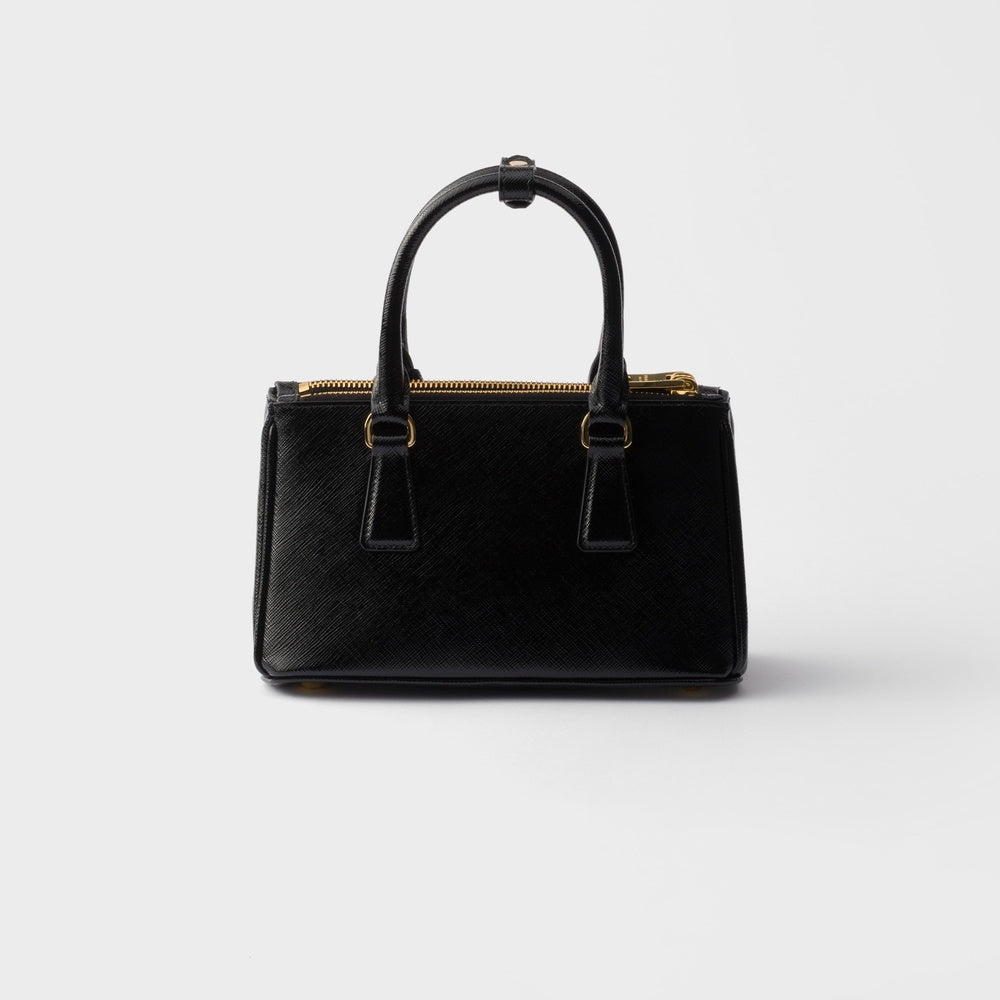Prada Galleria Bag Leather Patent Saffiano Travel Bag Pr 2511 0494