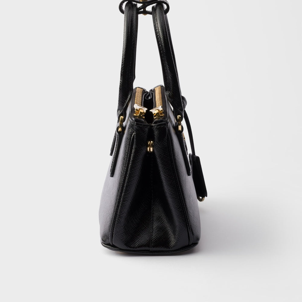 Prada Galleria Bag Leather Patent Saffiano Travel Bag Pr 2511 0494