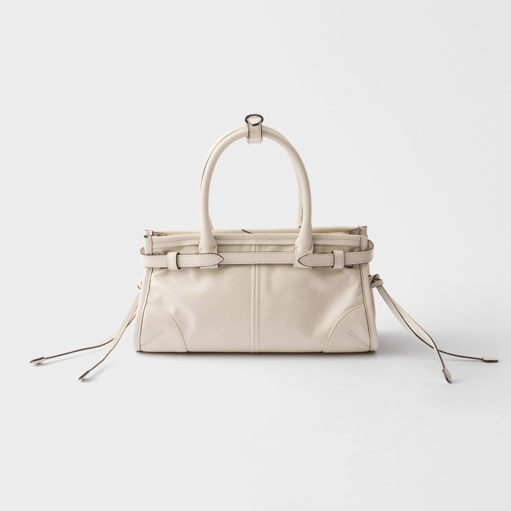 Prada Bonnie Handbag Leather Mini Travel Bag Pr 2511 0504