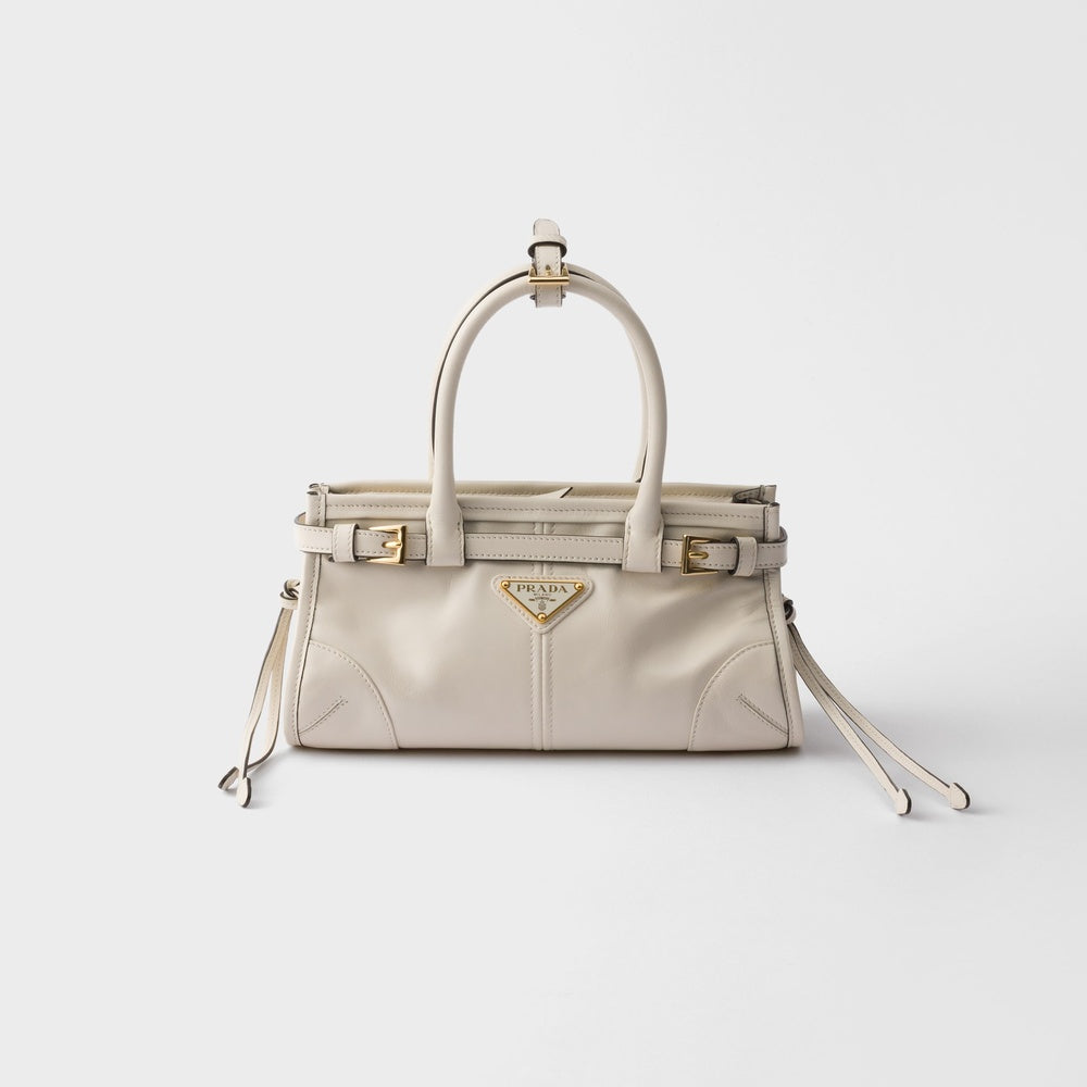 Prada Bonnie Handbag Leather Mini Travel Bag Pr 2511 0504