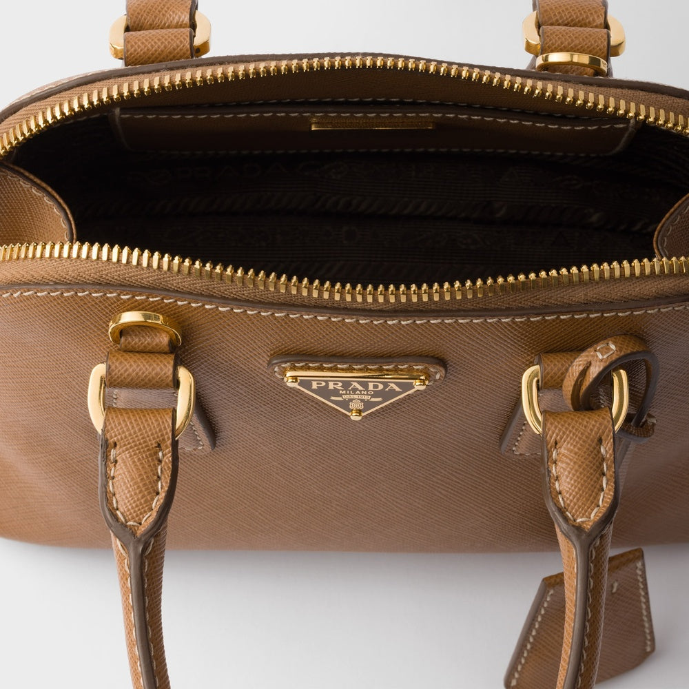 Prada Promenade Bag Leather Saffiano Mini Travel Bag Pr 2511 0523