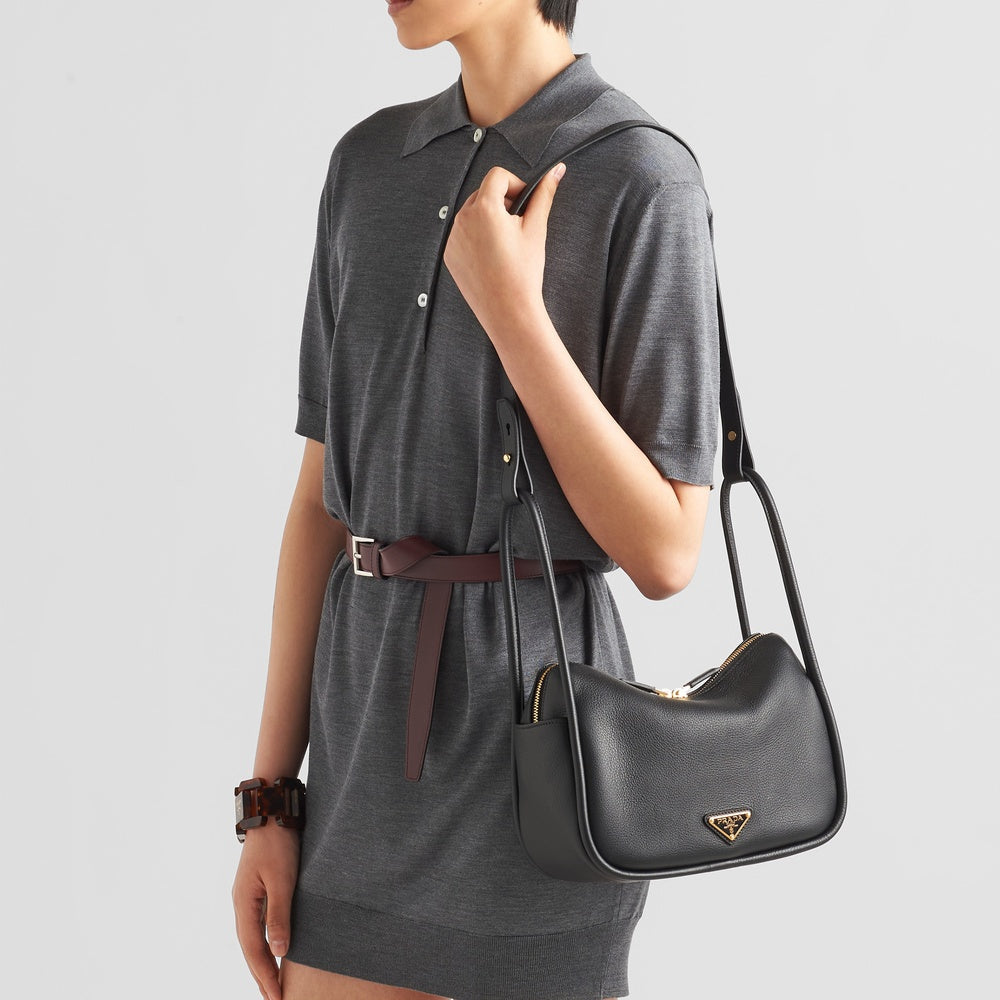 Prada Darling Handbag Leather Travel Bag