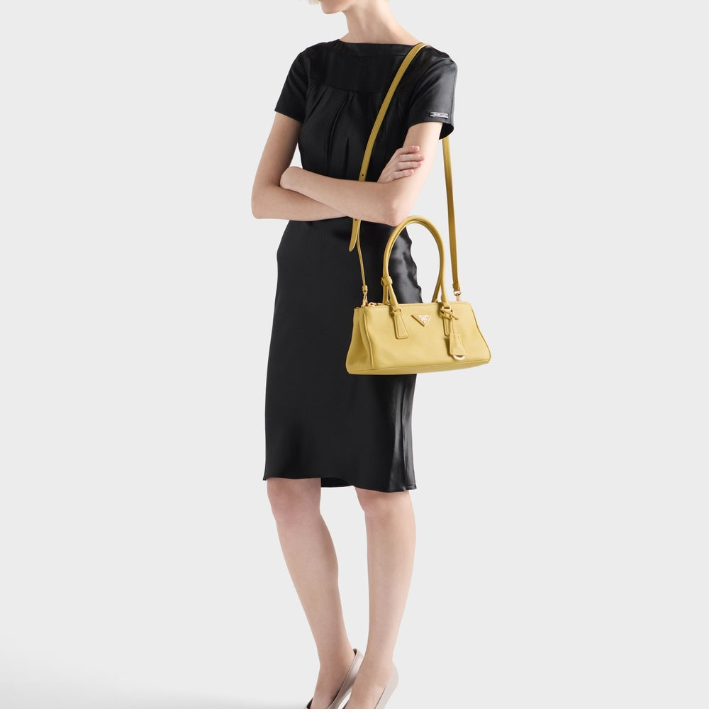 Prada Galleria Bag Leather Medium Travel Bag Pr 2511 0537