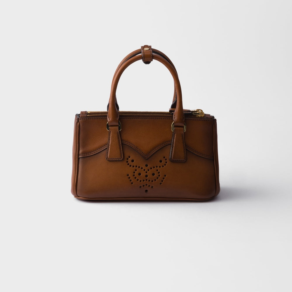 Prada Galleria Bag Leather Mini Travel Bag Pr 2511 0545
