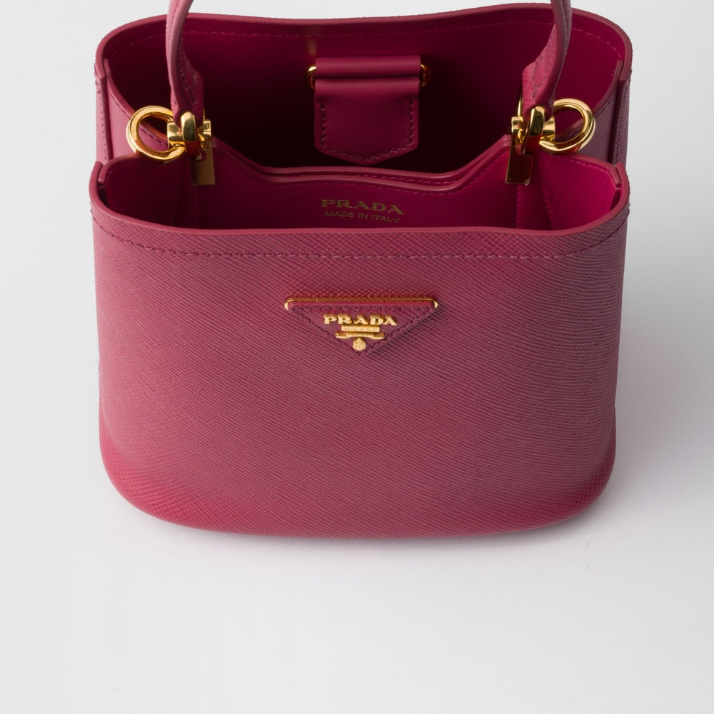 Prada Panier Bag Leather Saffiano Mini Travel Bag