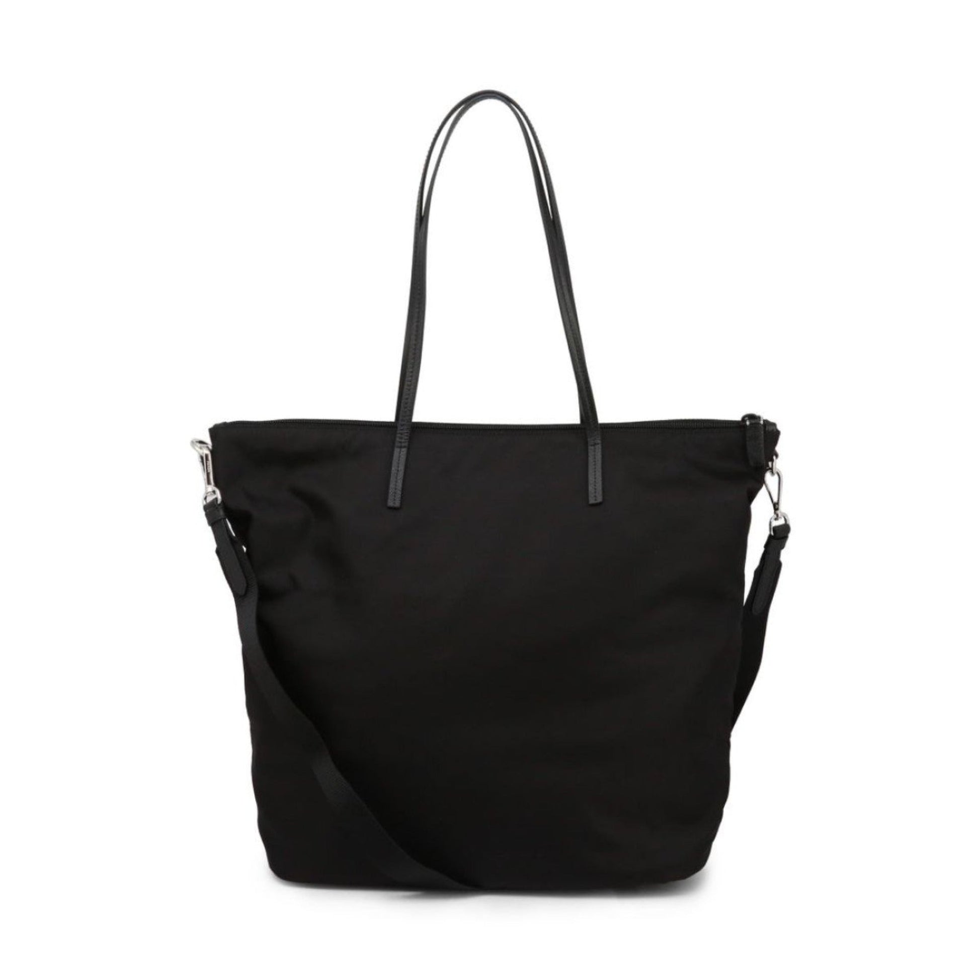 Prada Tessuto Convertible Shopping Tote Nylon Black Tote Bag