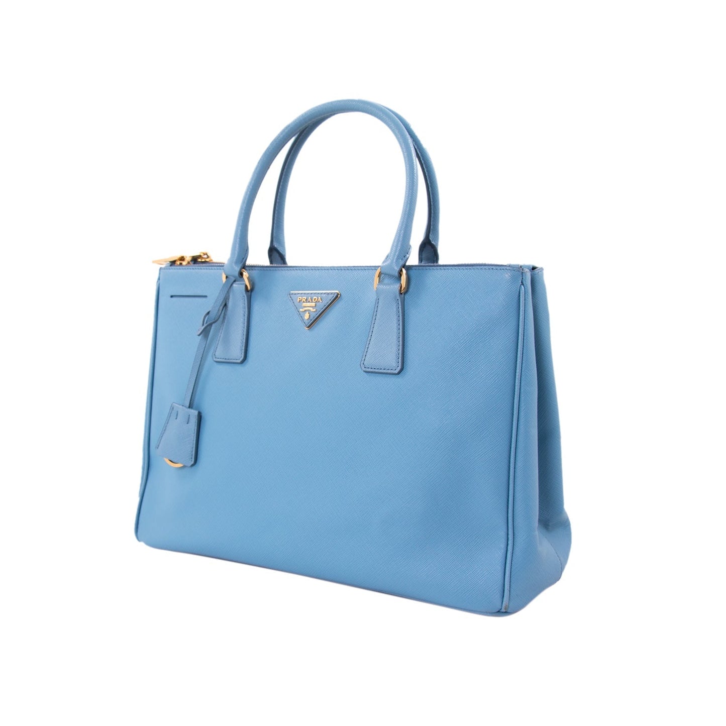 Prada Galleria Lux Double Tote Medium Zip Tote Bag