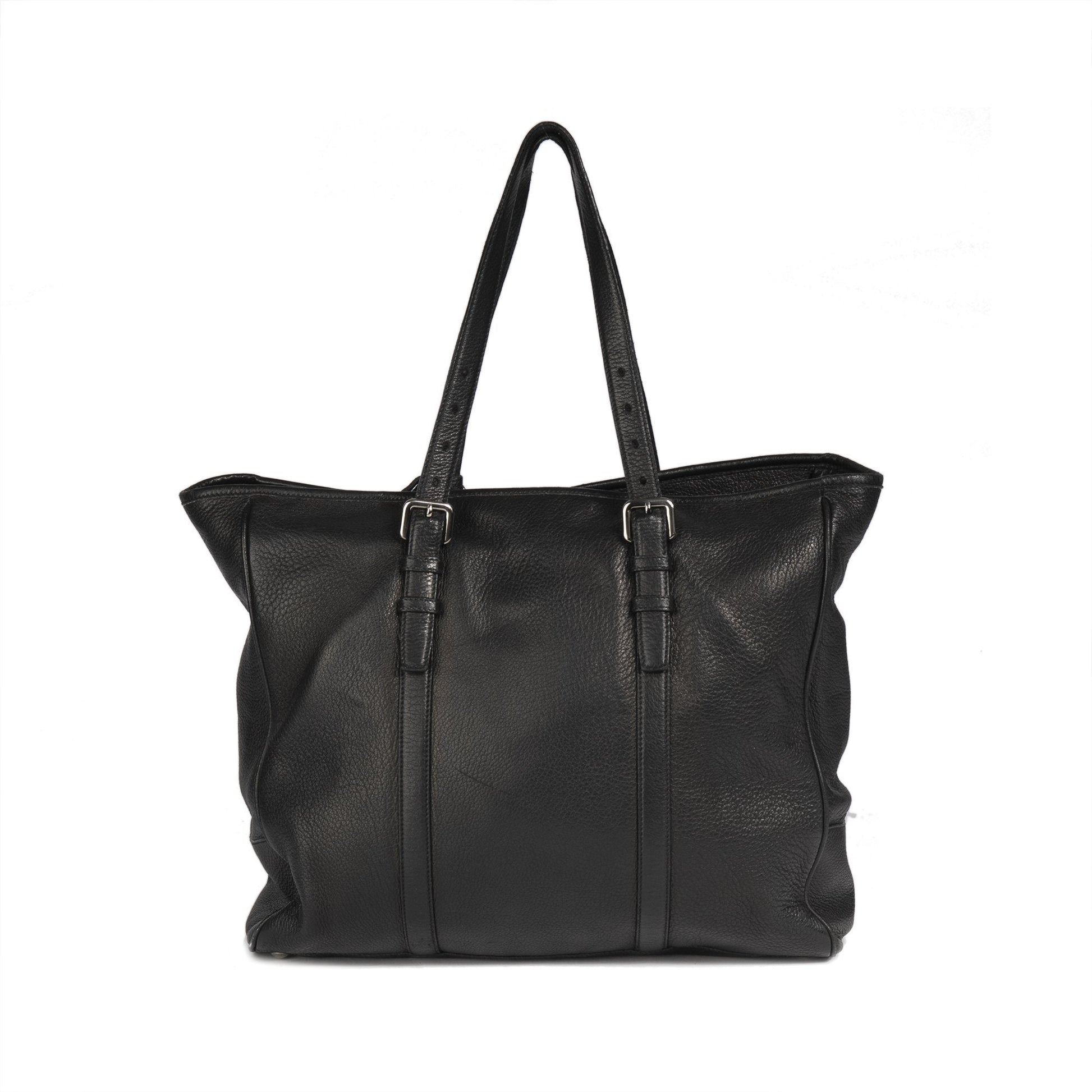 Prada Cervo Lux Tote Handbag Large Tote Bag