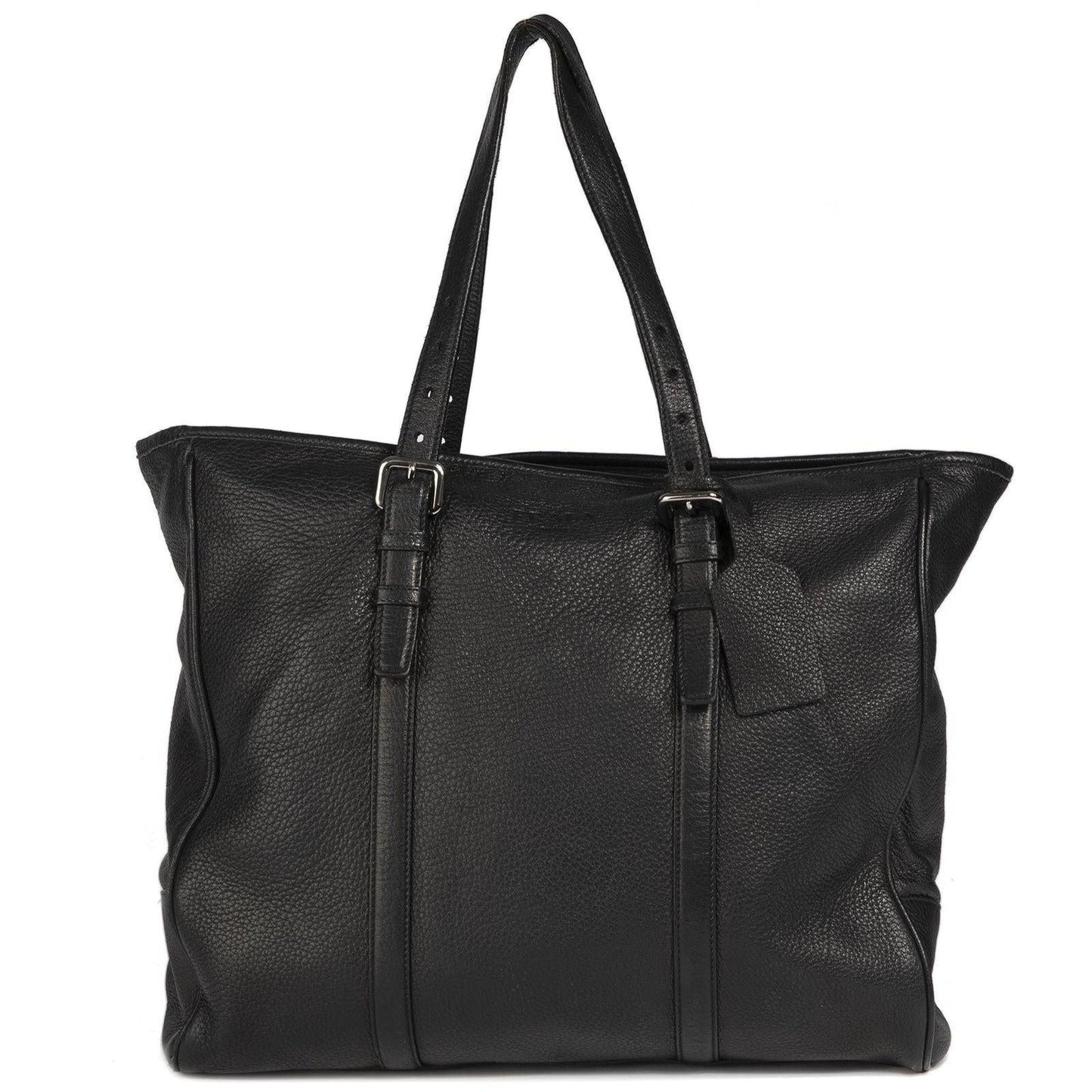 Prada Cervo Lux Tote Handbag Large Tote Bag