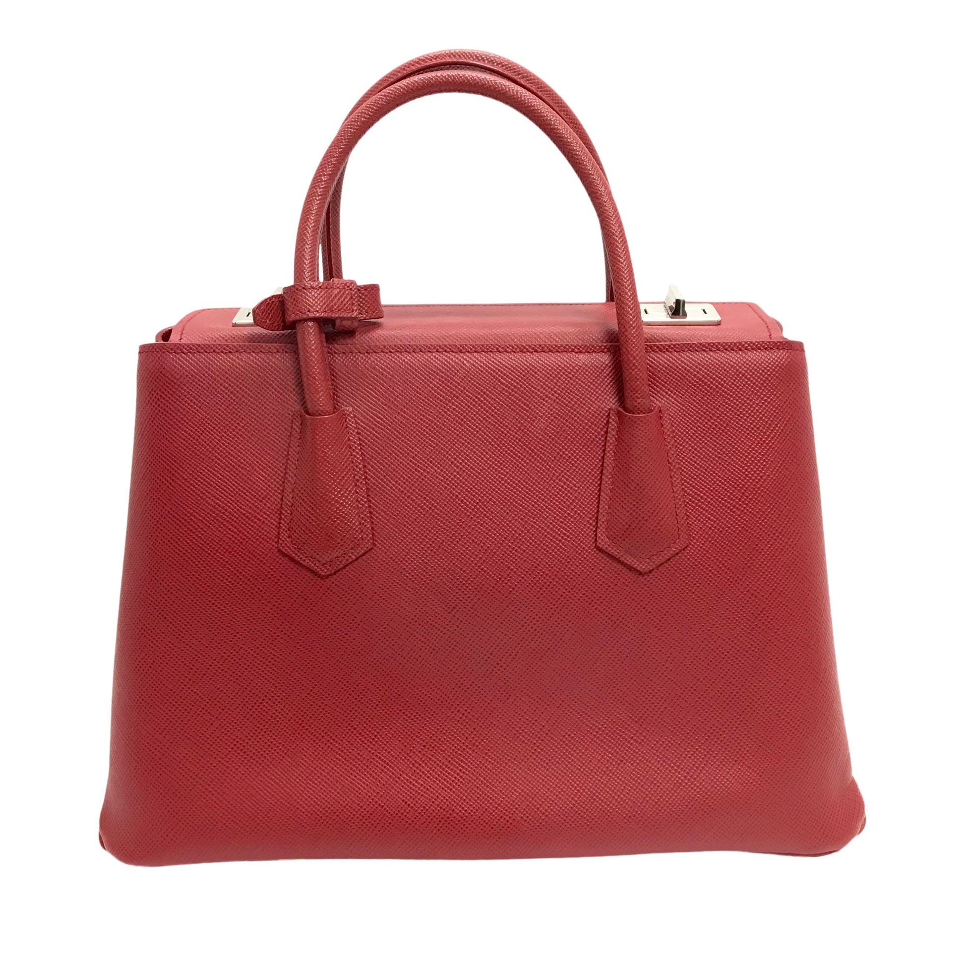 Prada Saffiano Cuir Twin Bag Medium Travel Bag