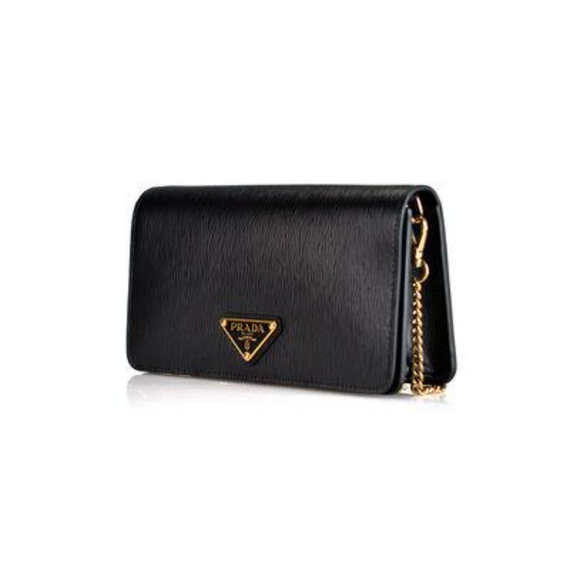 Prada Miniborse Move Cross Body Luxury Handbag Leather Vitello Black Crossbody Bag