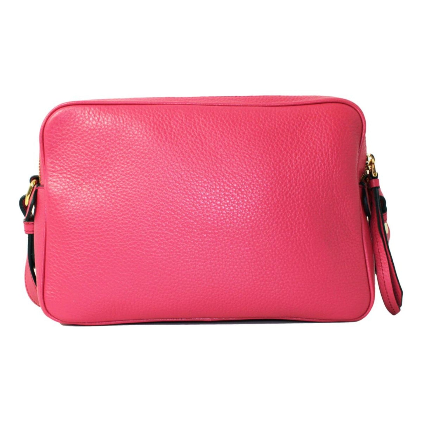 Prada Peonia Phenix Double Crossbody Leather Vitello Pink Crossbody Bag