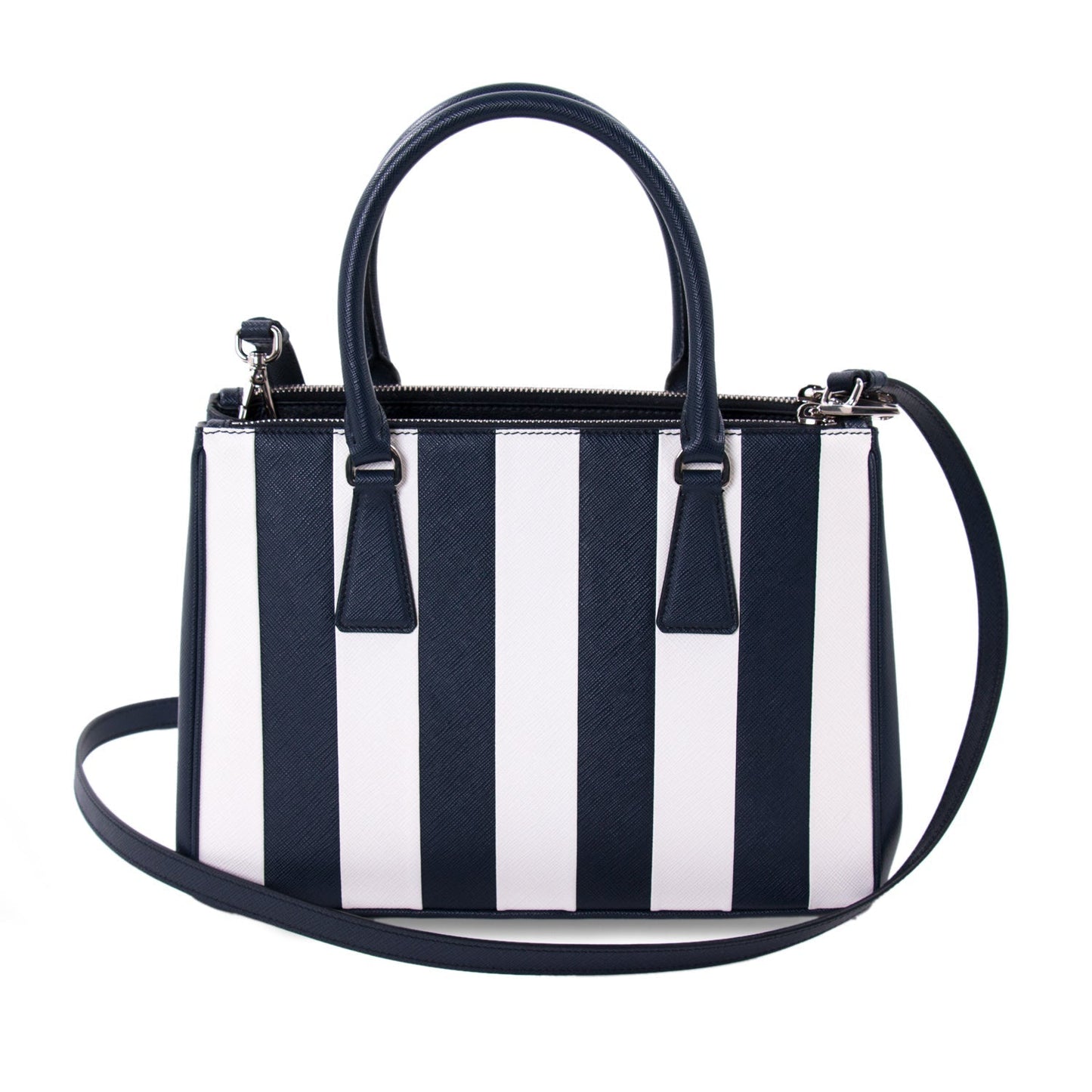 Prada Lux Galleria Double Tote Saffiano Zip Tote Bag Zip Tote 1