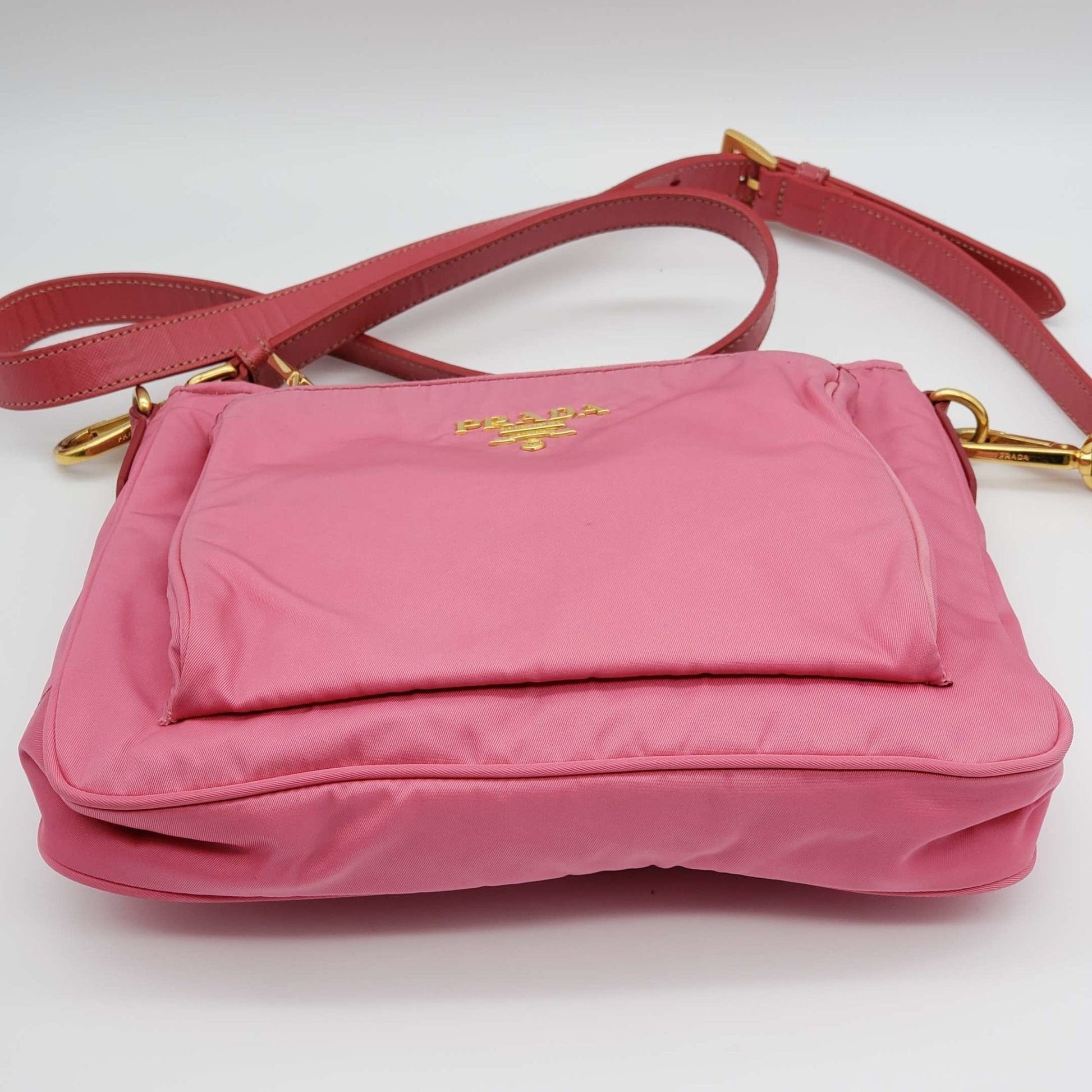 Prada Tessuto Messenger Crossbody Bag Nylon