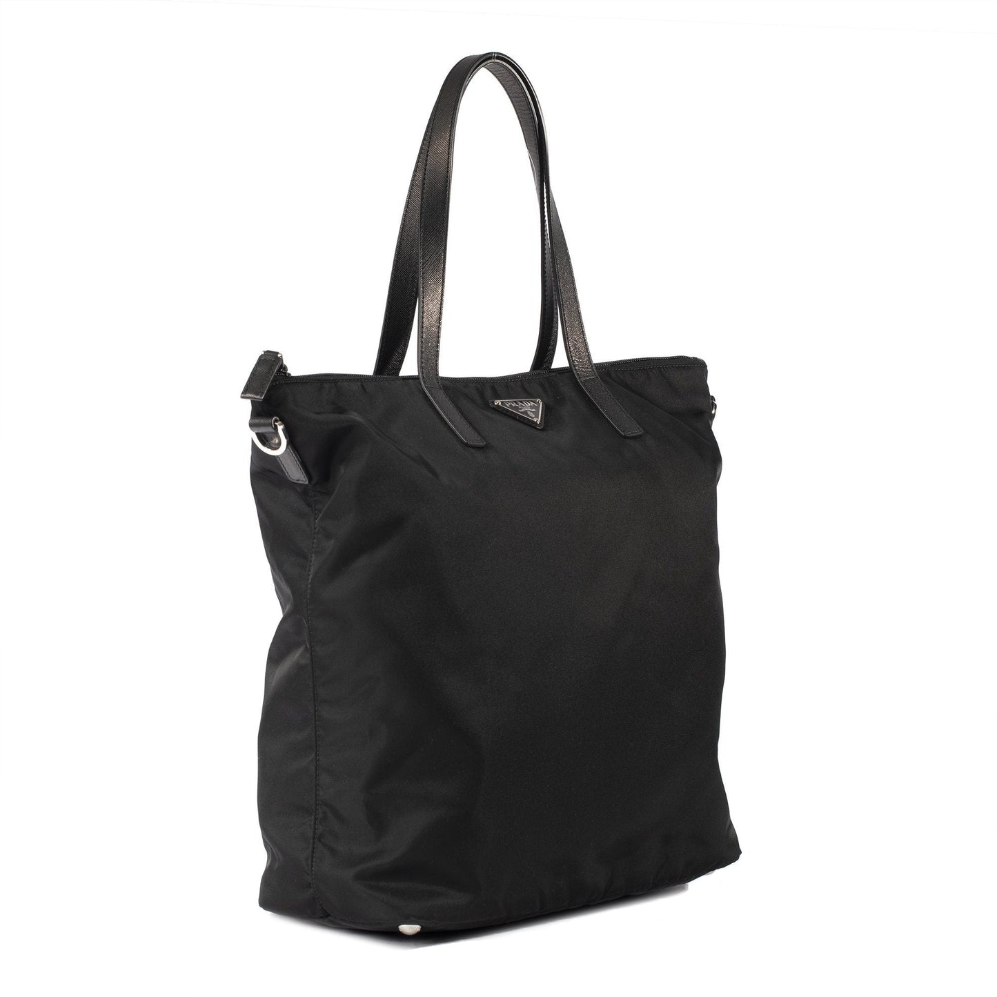 Prada Tessuto Two Way Tote Handbag Nylon Tote Bag