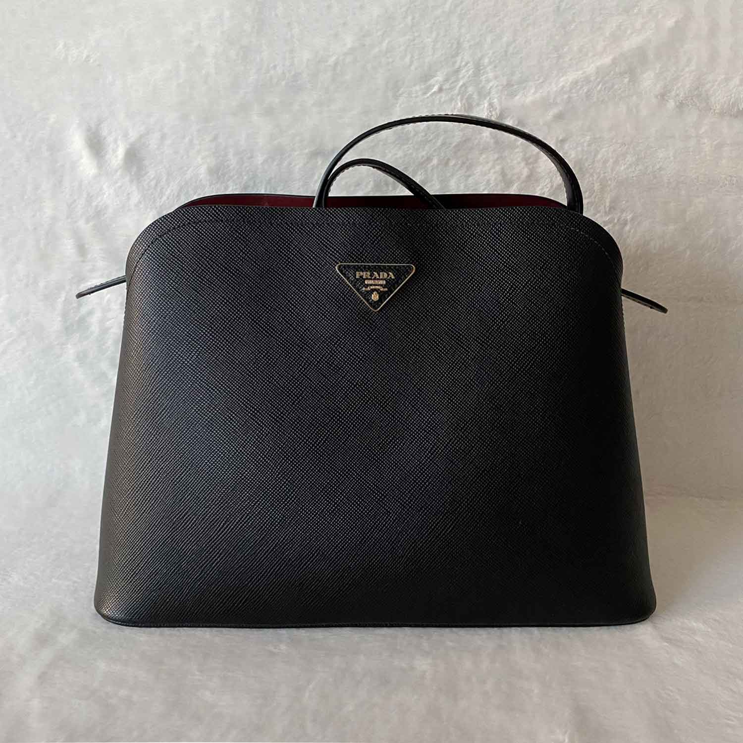 Prada Cuir Matinée Bag Saffiano Travel Bag