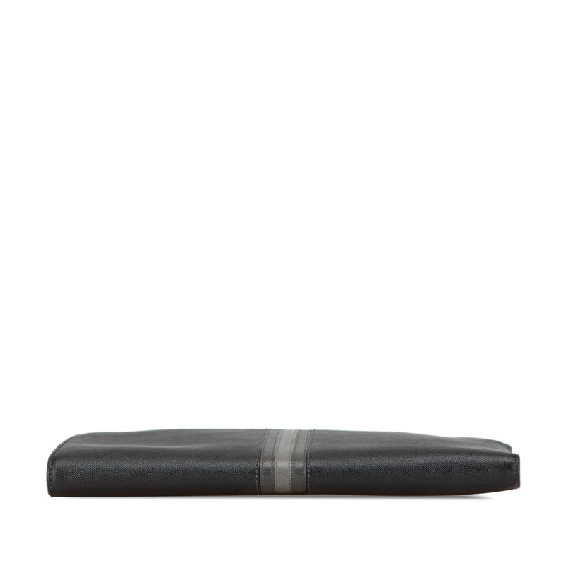 Prada Clutch Bag Leather Saffiano Leather Clutch Bag