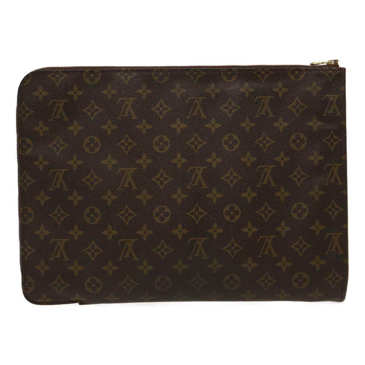 LOUIS VUITTON Monogram Poche Document Briefcase M53400 LV pt2379