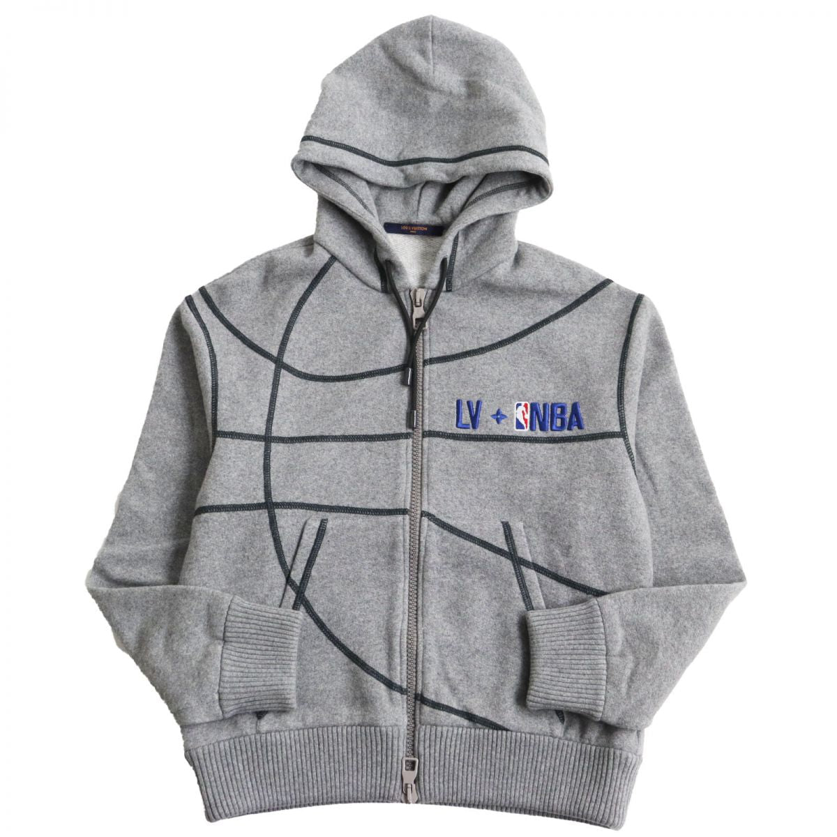 Louis Vuitton Hoodie 37 26 XS Wool Cotton Gray Apparel