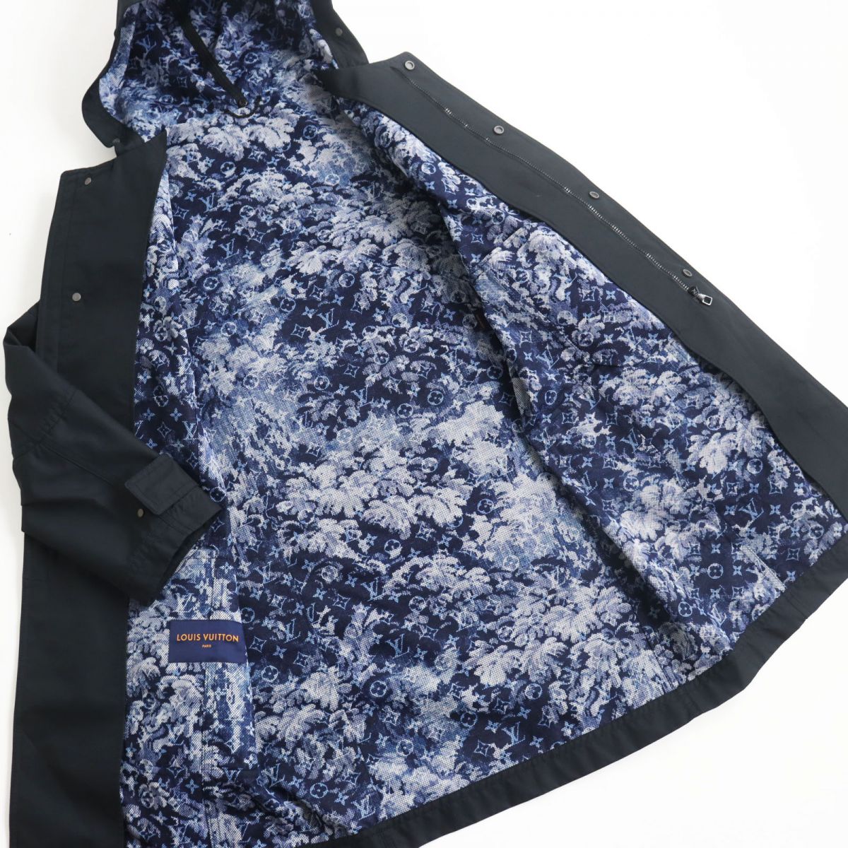 Louis Vuitton Hoodie Nylon Cotton Black Apparel