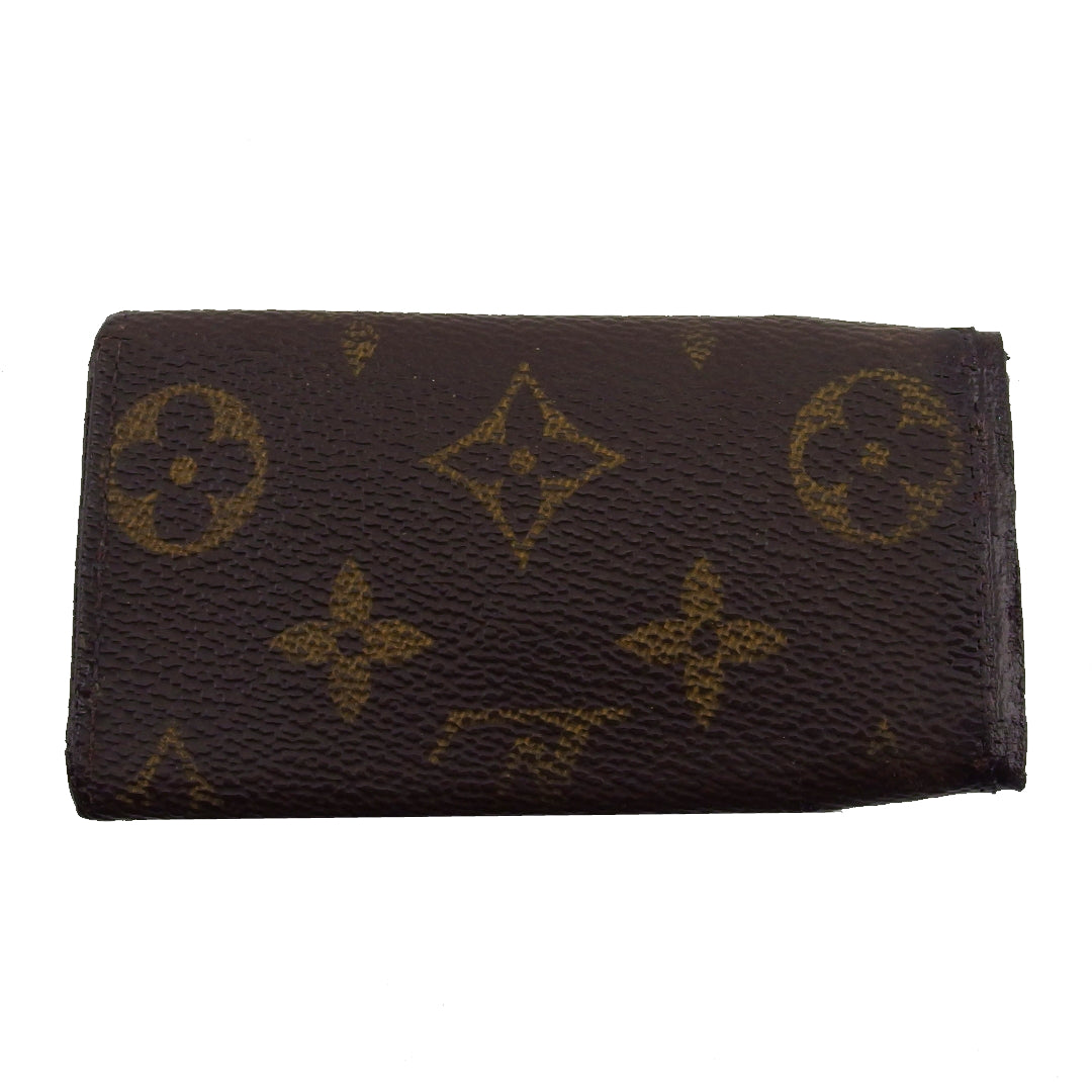 Louis Vuitton Key holder M62631 Multicles4 Brown Beige Key Chain Q841