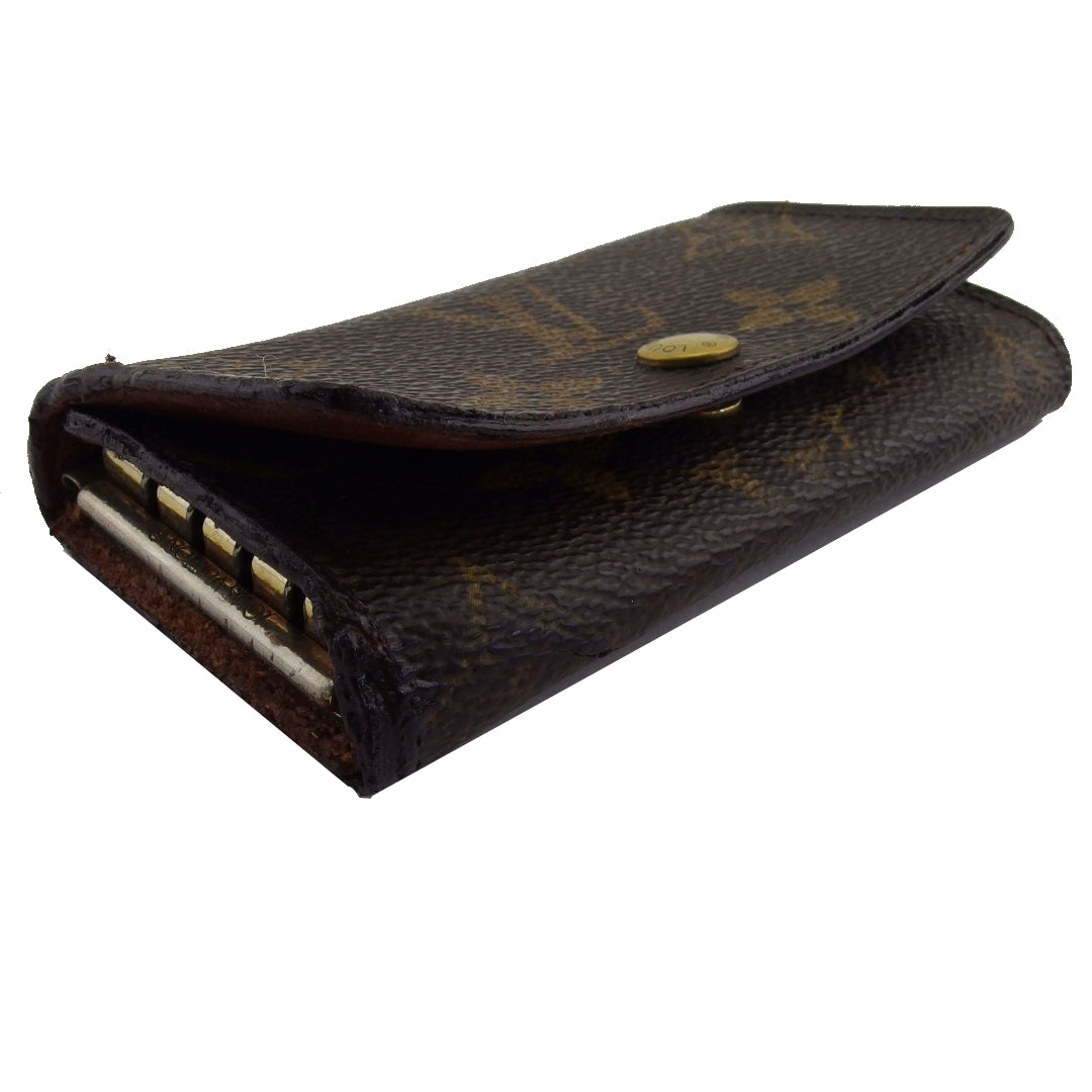 Louis Vuitton Key holder M62631 Multicles4 Brown Beige Key Chain Q841