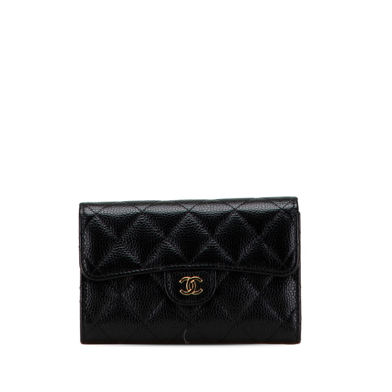 Chanel Matelassé Caviar Skin Wallet