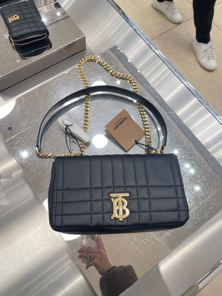 Burberry Luxury Lola Shoulder Bag Black