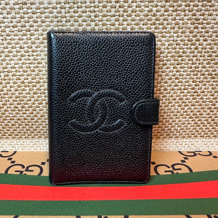 Chanel Classic Black Leather Wallet