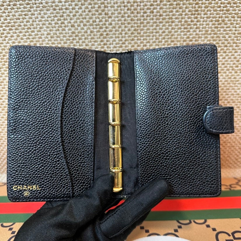 Chanel Classic Black Leather Wallet