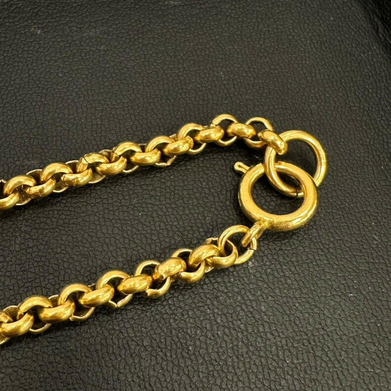 Chanel   Gold Flower Pendant Necklace, -Inch Chain